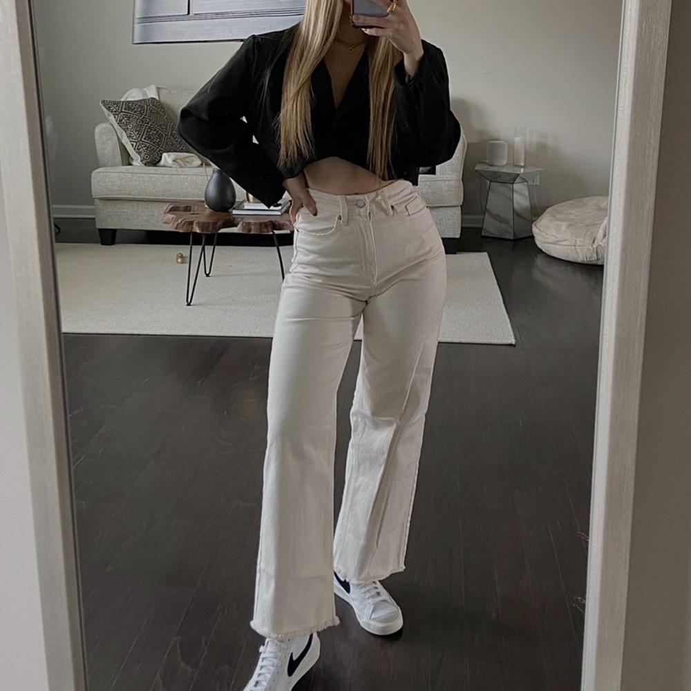 Cream/beige jeans